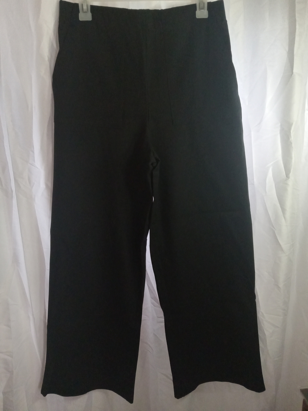 Women's Wide Leg Comfort Stretch Twill Pull-On Ankle Pant
